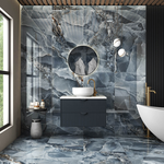 Picture of Onice Twilight Blue Polished Porcelain Tiles