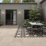 Picture of Noho Dove Grey Decor Porcelain Paving Slabs