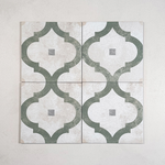Picture of Antique Sage Decor Patterned Tiles