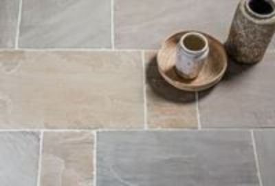 Laying Natural Stone Floor Tile ‘Patterns Sets’
