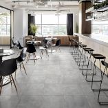 Picture of Boston Grey Concrete-Effect Porcelain Tiles