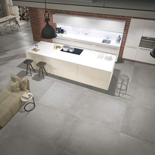 Picture of Mondo Grey Concrete-Effect Porcelain Tiles