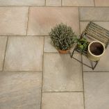 Picture of Classic Autumn Umber Sandstone 18.8 sqm Calibrated Paving Slab Pack