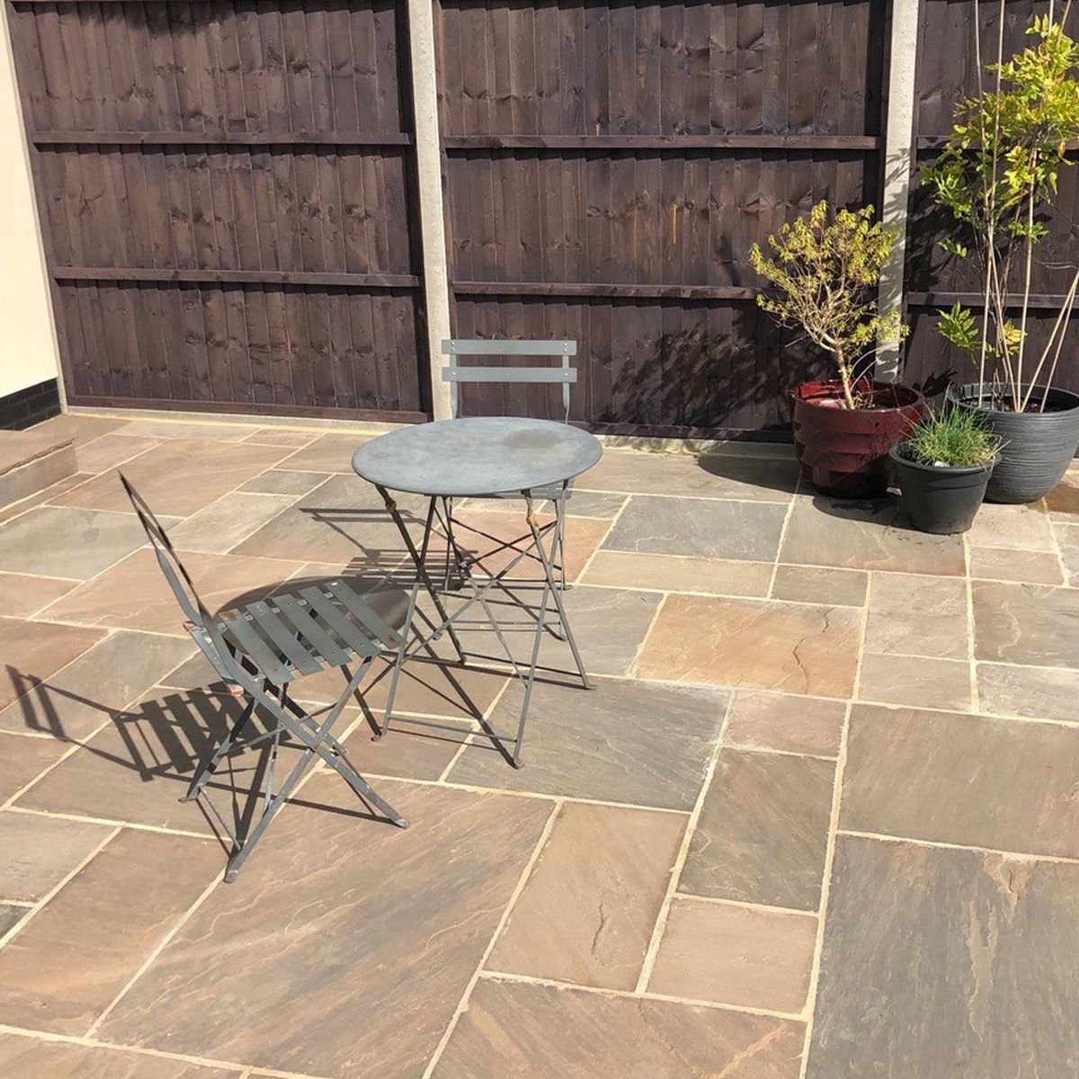 Autumn Umber Sandstone Paving Slab Pack At Low S Stonesuper - How Much Does It Cost To Slab A Patio Uk