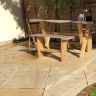 Picture of Mandalay Buff Limestone 600x900mm Calibrated Paving Slabs