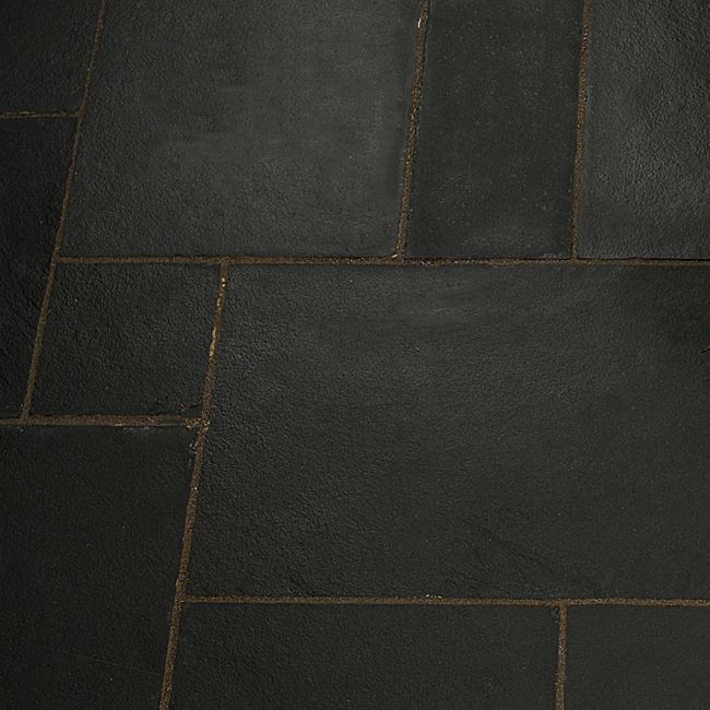 Picture of Midnight Black Limestone 15.3 sqm Calibrated Paving Slab Pack
