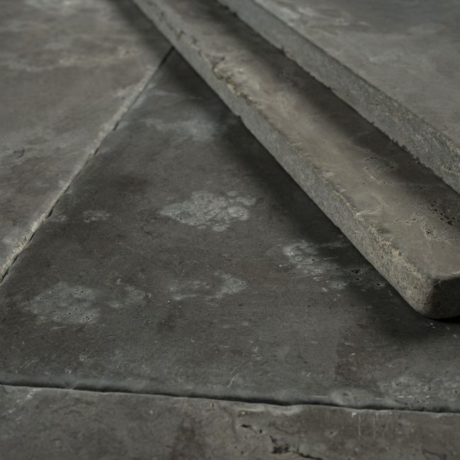 Picture of Holden Grey Limestone Tiles - Tumbled & Brushed