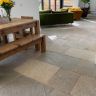 Picture of Somerset Limestone Tiles - Tumbled & Brushed