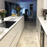 Picture of Argento Silver Limestone Tiles - Honed