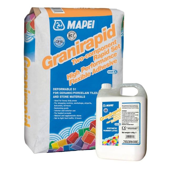 Picture of Mapei Granirapid White 2-Part Marble Adhesive