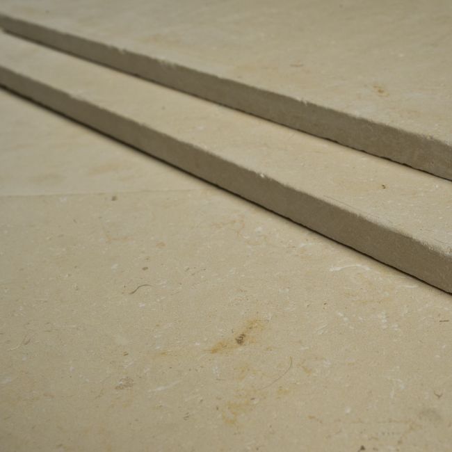 Picture of Horsham Crema Limestone Tiles - Tumbled & Brushed