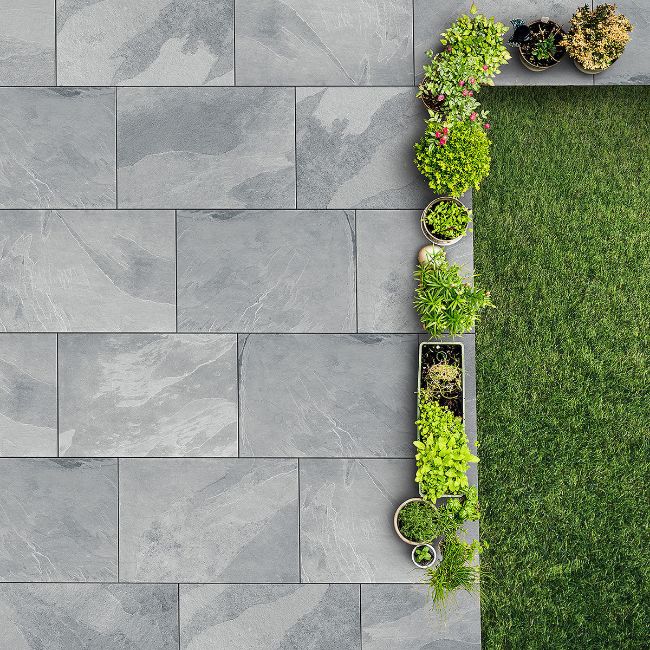 Picture of Mimica Slate Grigio Porcelain Paving Slabs