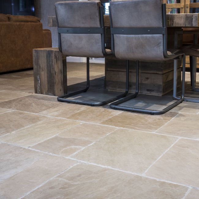 Picture of Tudor Sandstone - Tumbled & Brushed 900x600x22mm - 7.5 SQM Job Lot