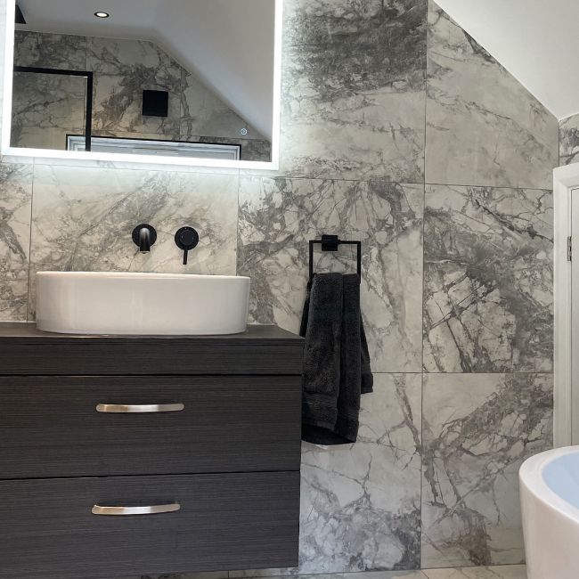 Picture of Marmo Venatino Matt Porcelain Tiles