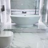 Picture of Timeless White Carrara Polished Porcelain Tiles