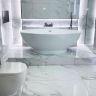Picture of Timeless White Carrara Polished Porcelain Tiles