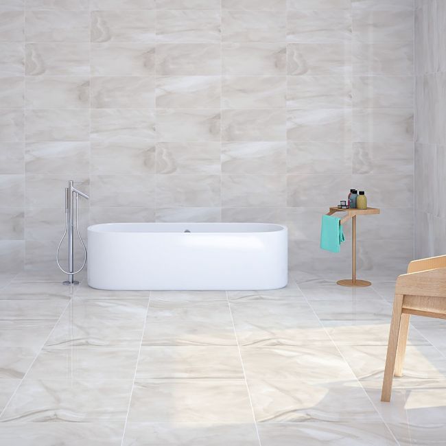 Picture of Nuova Onyx Grigio Polished Porcelain Tiles