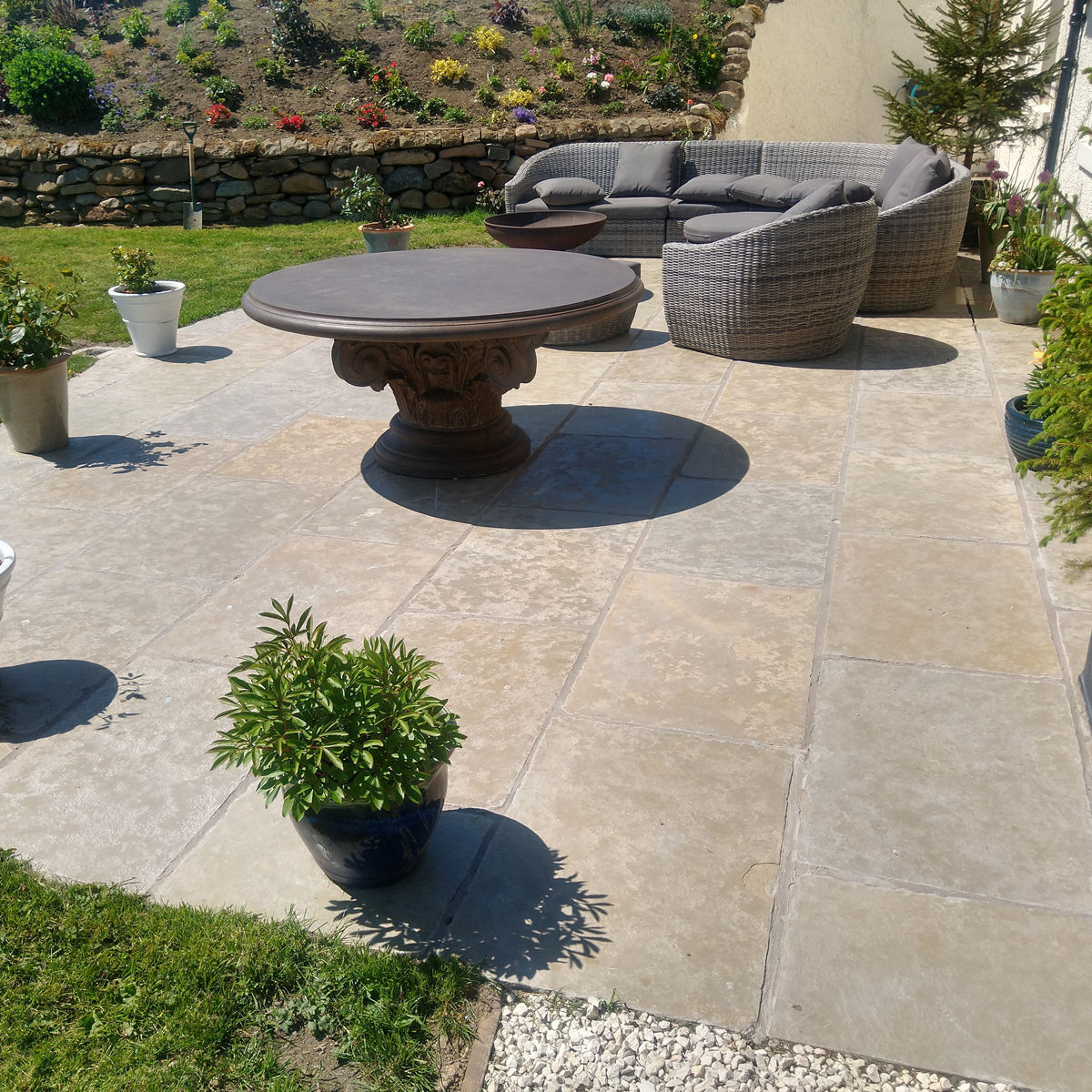 Jaipur Limestone Tumbled & Brushed Tiles StoneSuperstore