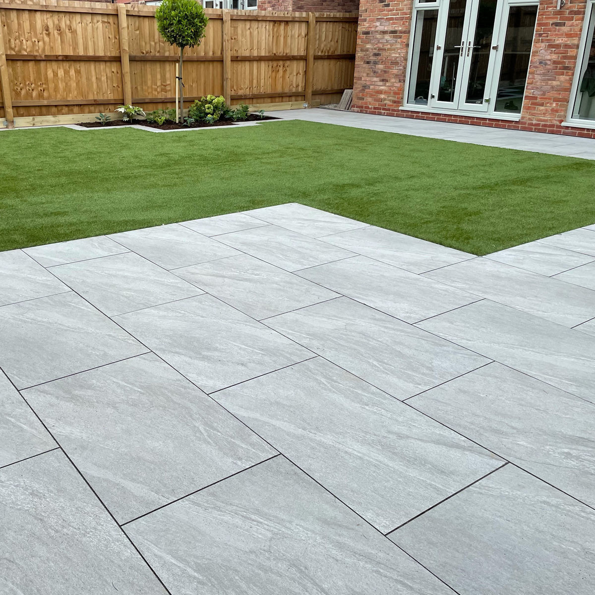 Lagos Grey Porcelain Outdoor Paving Slabs StoneSuperstore