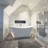 Picture of Timeless White Carrara Polished Porcelain Tiles