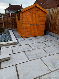 Picture for category CLASSIC SILVER GREY SANDSTONE PAVING