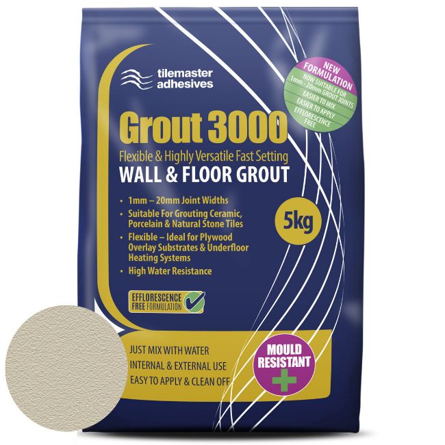 Picture of Tilemaster Grout3000 - Wide Joint Grout - Almond