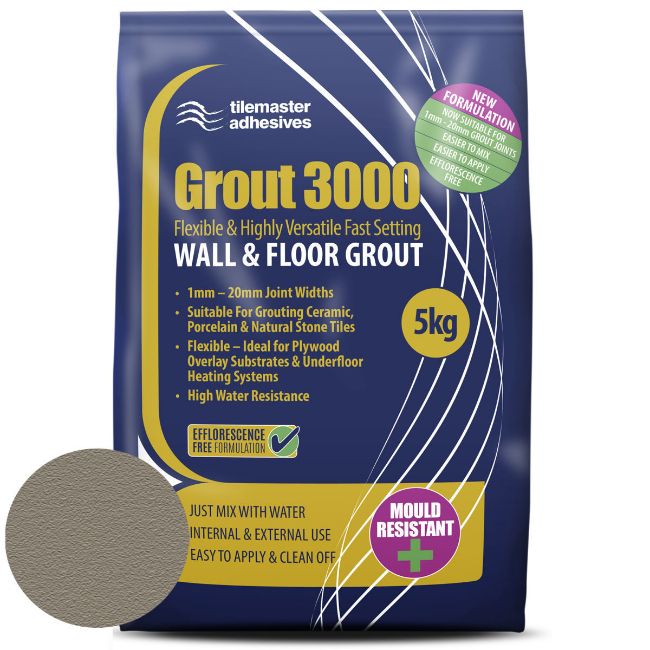 Picture of Tilemaster Grout3000 - Wide Joint Grout - Gravel