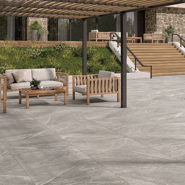 Picture of Newstone Grigio Porcelain Paving Slabs