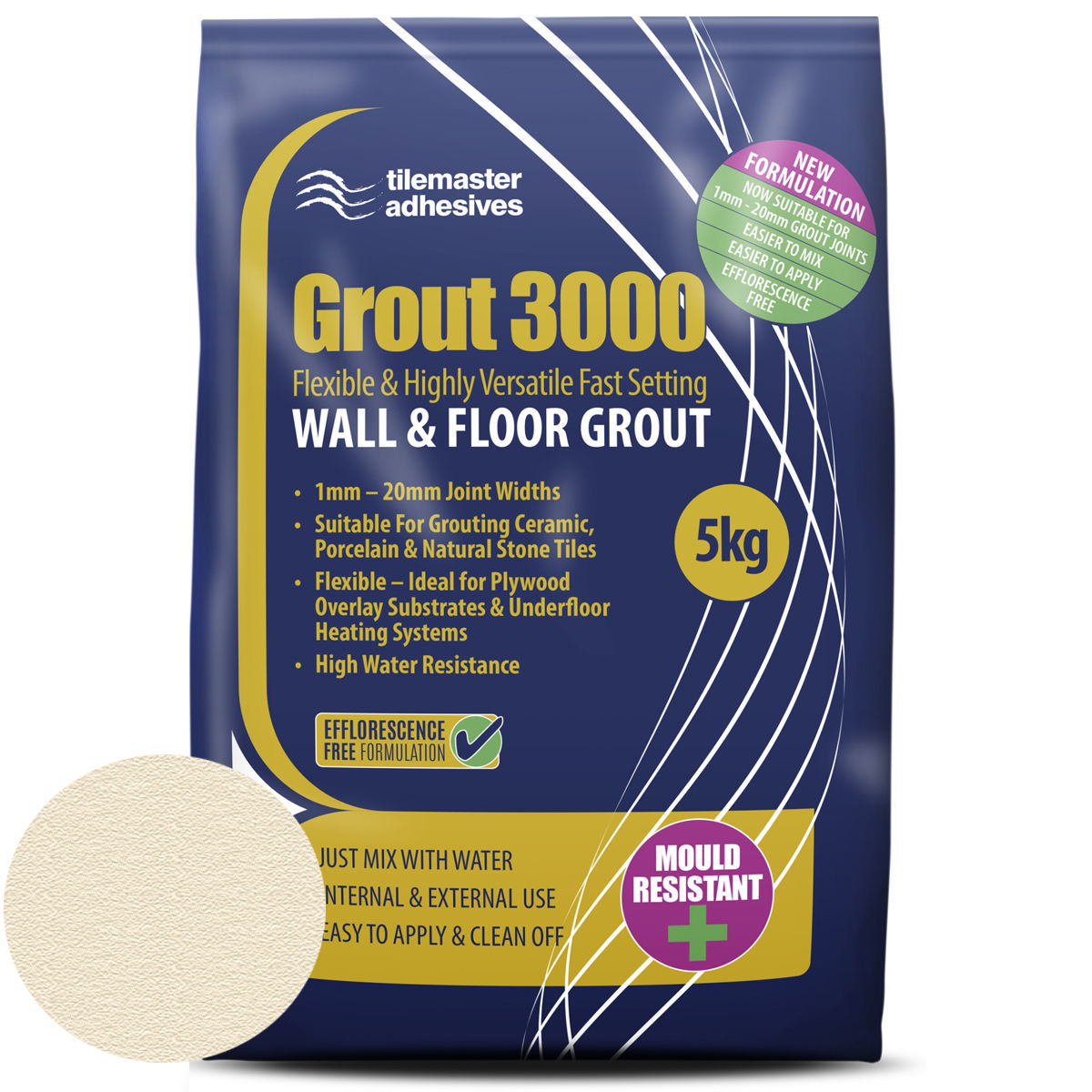 Tilemaster Grout3000 Jasmin Wide Joint Grout StoneSuperstore