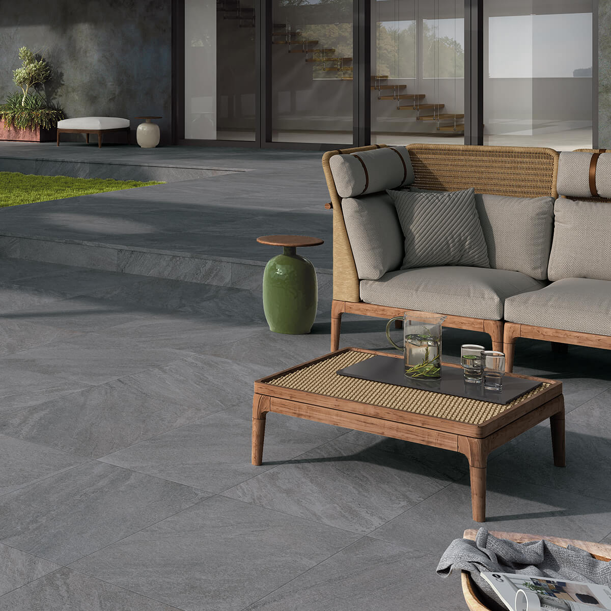 Shop Cottage Graphite Paving Slabs Online StoneSuperstore
