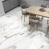 Picture of Vintage Calacatta Gold Matte Porcelain Tiles