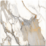 Picture of Calacatta Borghini White Polished Porcelain Tiles