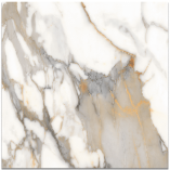 Picture of Calacatta Borghini White Polished Porcelain Tiles