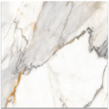 Picture of Calacatta Borghini White Polished Porcelain Tiles