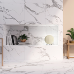 Picture of Luna Bianco Polished Porcelain Tiles