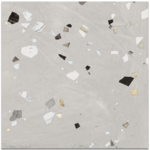 Picture of Lisbon Grey Terrazzo Porcelain Tiles