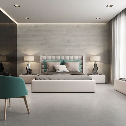 Picture of Parisian Silver Porcelain Tiles