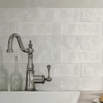 Picture of Salcombe Ivory Crackle Metro Tiles