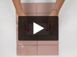 Picture of Valentina Blush Metro Tiles