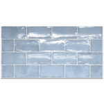 Picture of Valentina Sky Blue Metro Tiles