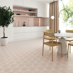 Picture of Geo Blush Hexagon Tiles