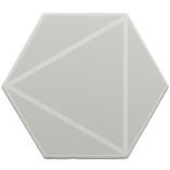 Picture of Geo Light Grey Hexagon Tiles