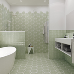 Picture of Geo Mint Hexagon Tiles