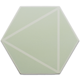 Picture of Geo Mint Hexagon Tiles