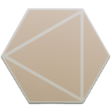 Picture of Geo Mocha Hexagon Tiles
