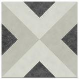 Picture of Hoxton Grey Patterned Tiles