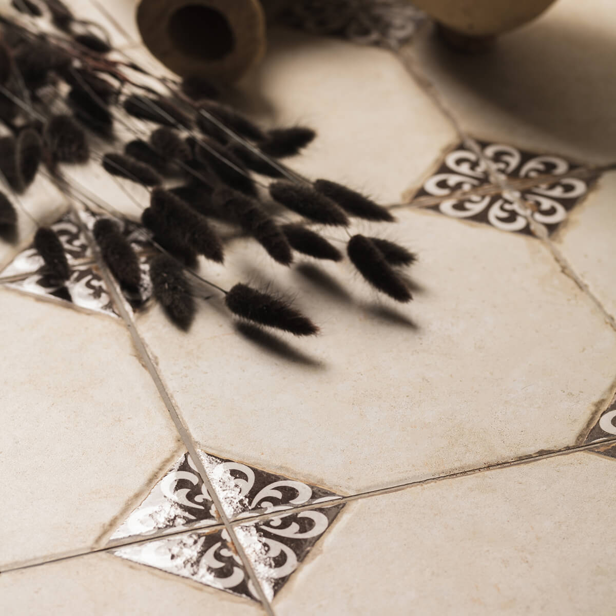 Shop Porto Vintage Nero Pattern Tiles Online | StoneSuperstore