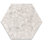 Picture of Soriano Bianco Patterned Hexagon Tiles