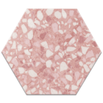 Picture of Soriano Rose Patterned Hexagon Tiles