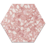 Picture of Soriano Rose Patterned Hexagon Tiles